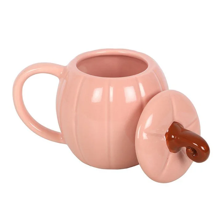 Pink Curly Pumpkin Lidded Mug (lid off).jpg