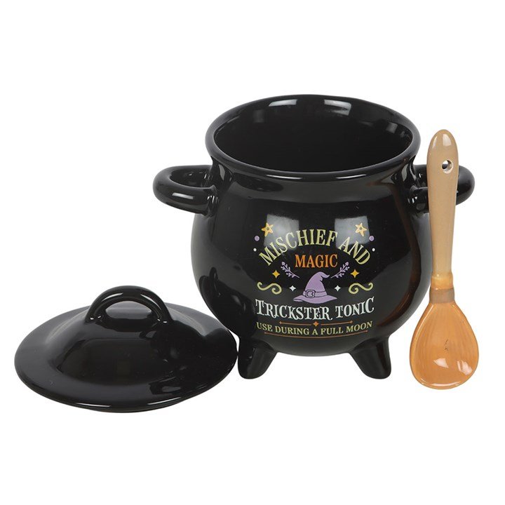 Mischief and Magic Cauldron Soup Bowl with Spoon (set).jpg