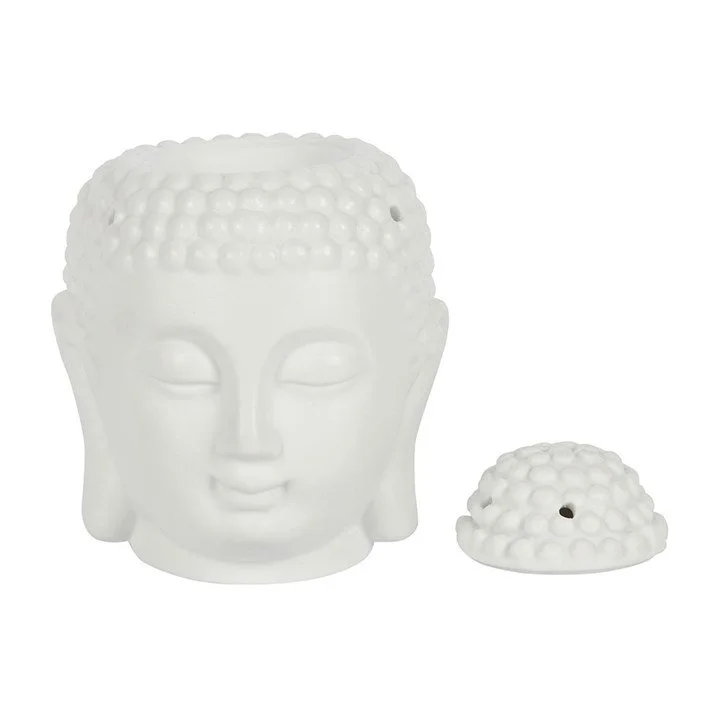 White Buddha Head Oil Burner (demo).jpg
