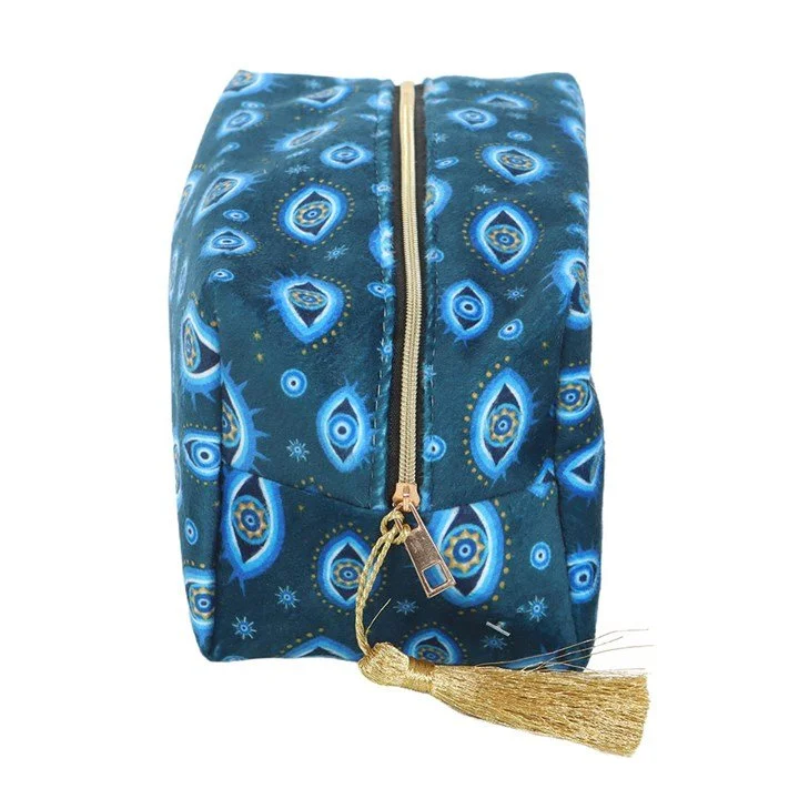 All Seeing Eye Print Velvet Makeup Bag (alt).jpg