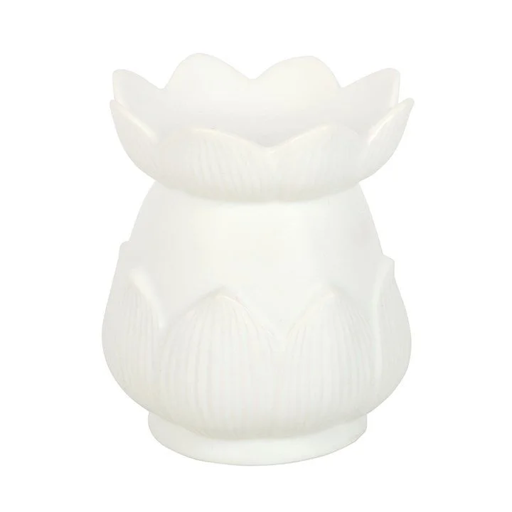 White Lotus Flower Oil Burner.jpg