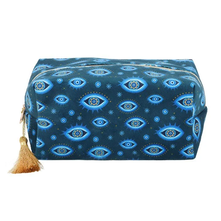 All Seeing Eye Print Velvet Makeup Bag.jpg