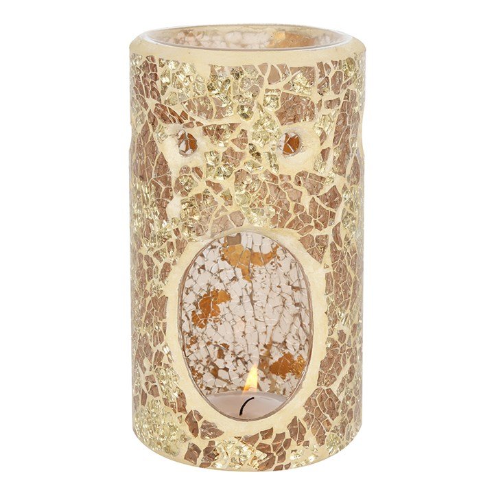 Gold Pillar Crackle Glass Oil Burner.jpg