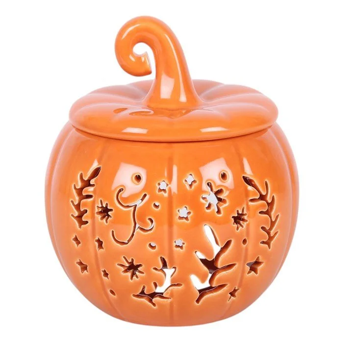 Orange Folk Pumpkin Oil Burner and Wax Warmer.jpg