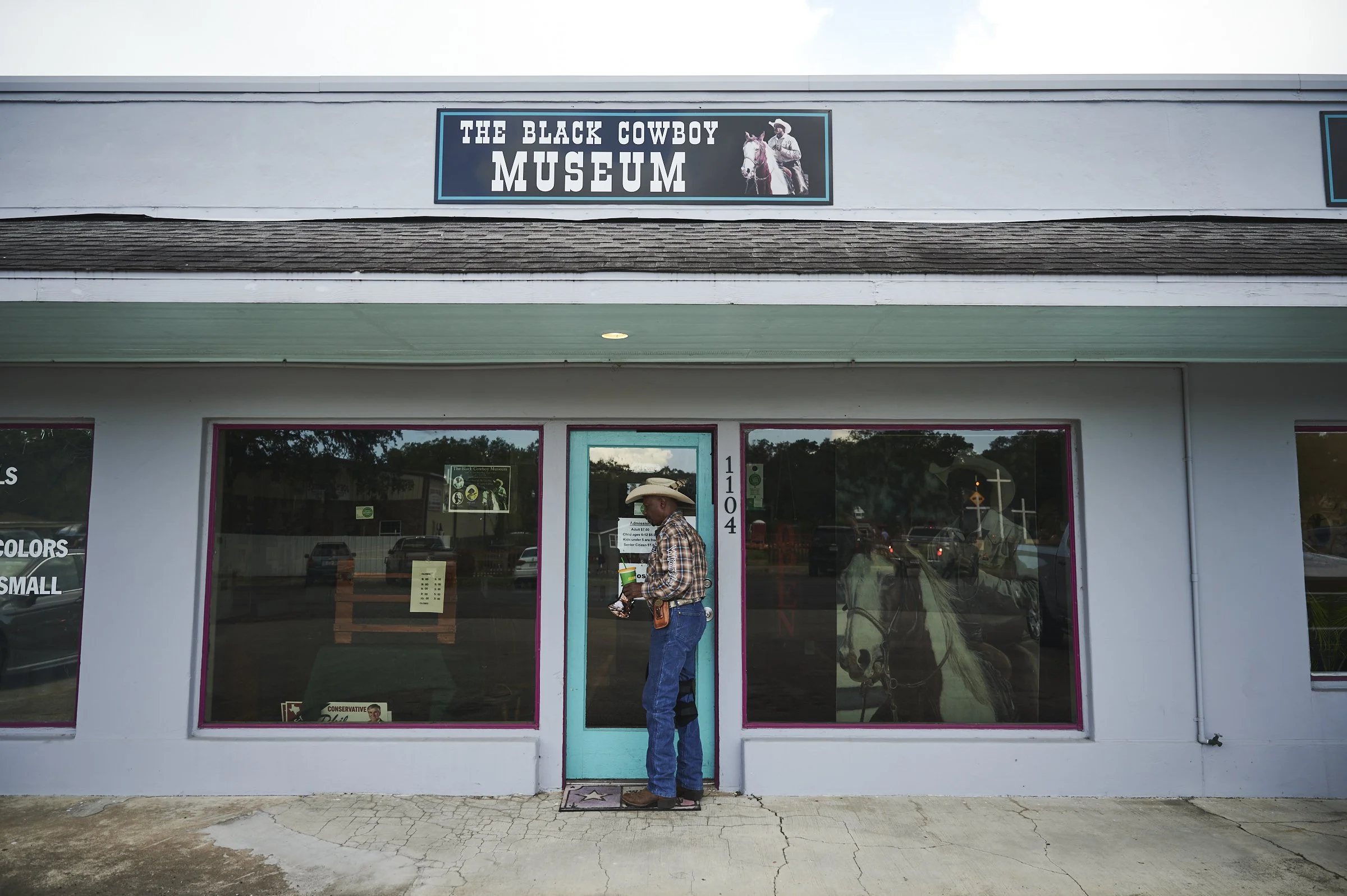 Larry Callies, founder of the Black Cowboy Museum, closing up the museum in Rosenberg Texas — documentary portrait by Black Shutter Productions