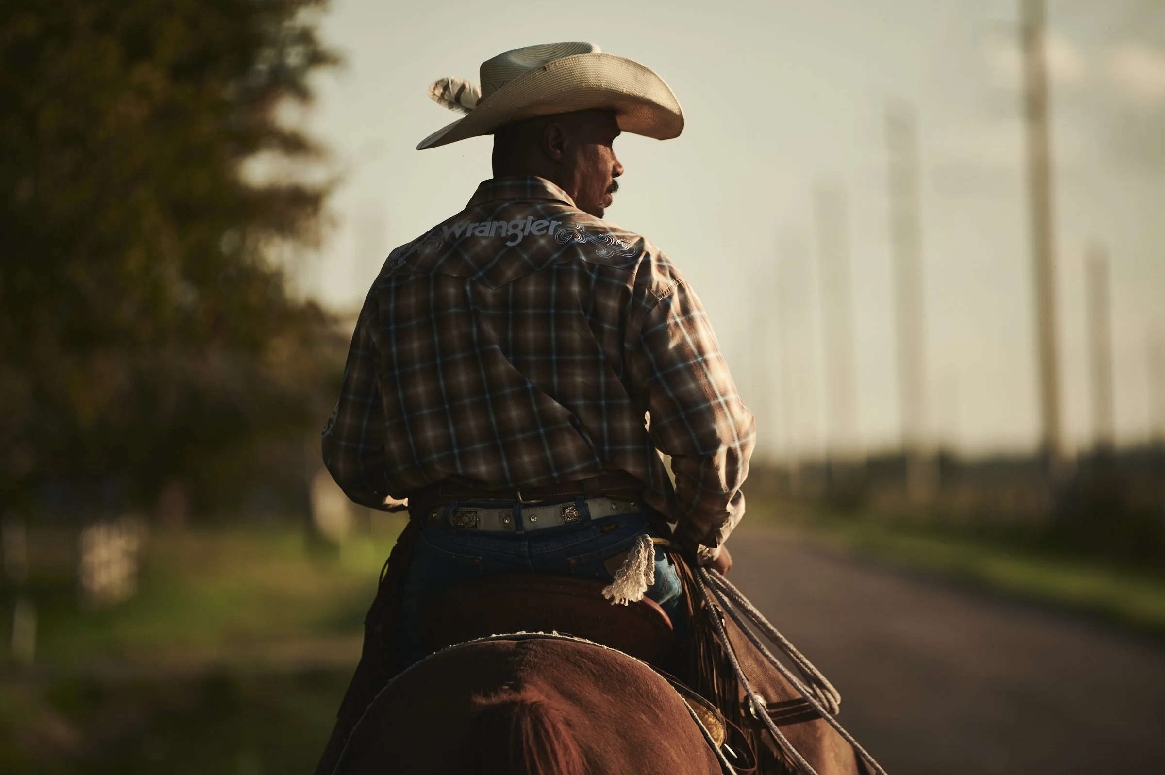 Larry Callies, founder of the Black Cowboy Museum in Rosenberg Texas, photographed for Modern Huntsman magazine — documentary portrait by Black Shutter Productions