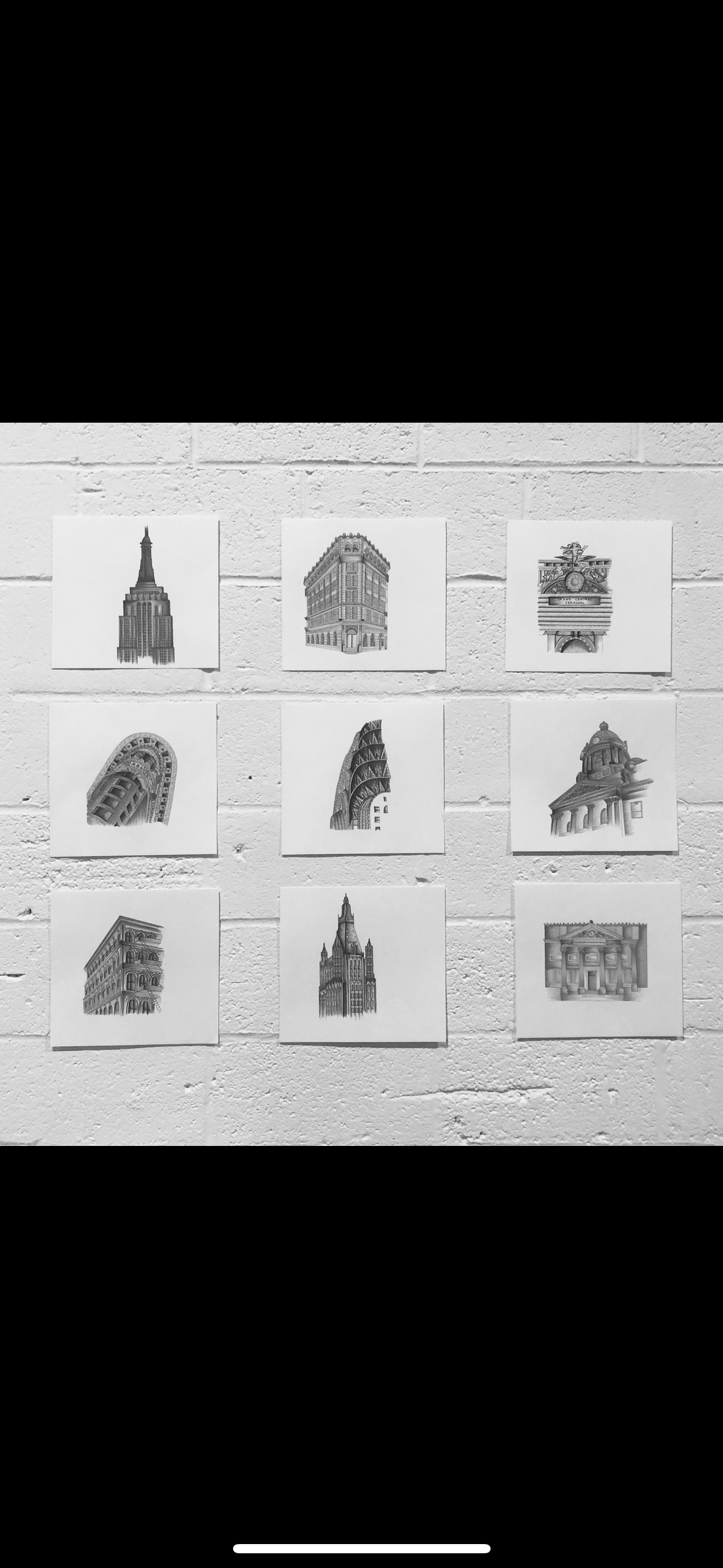CustomNYC wall art created by Tanu Vasu for private home commission.
