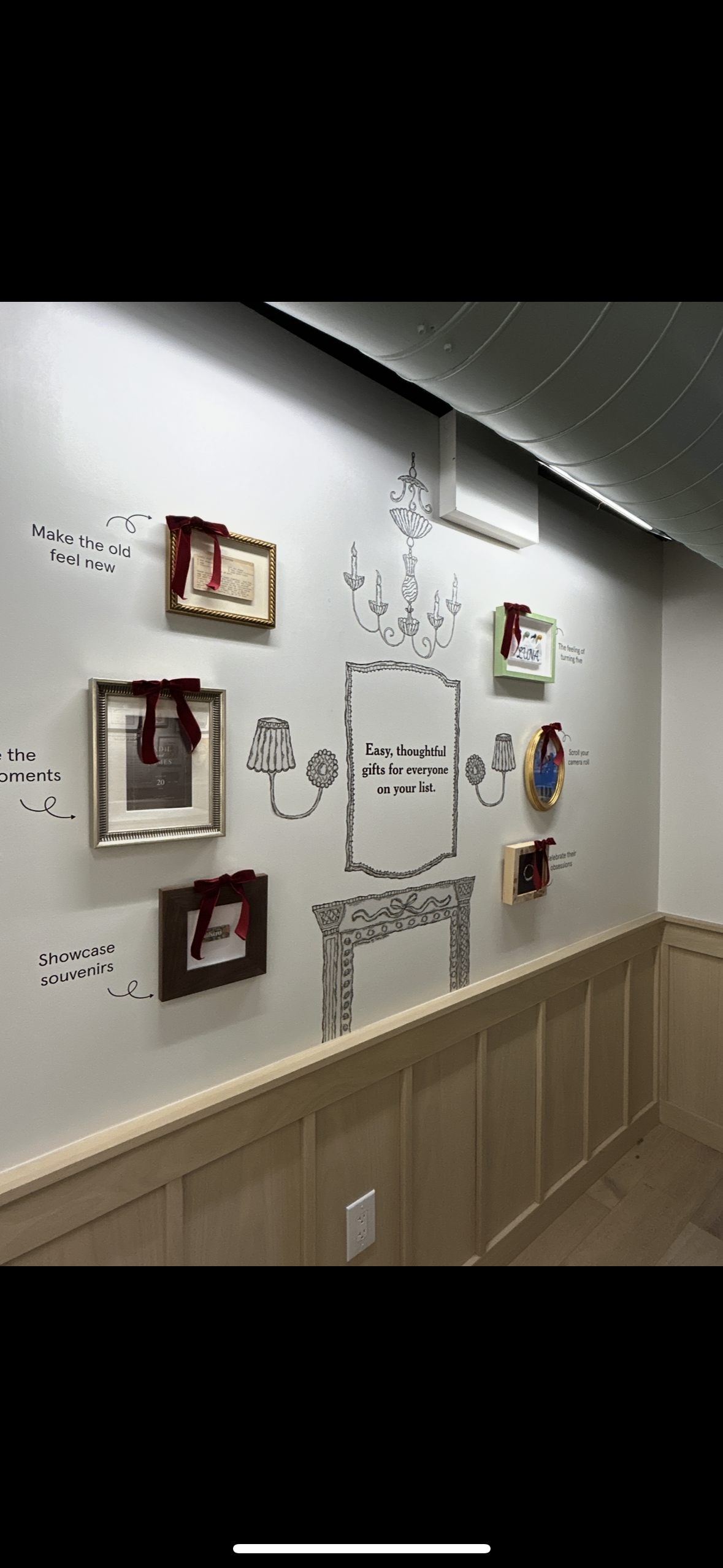 Custom art wall design for Framebridge by Tanu Vasu