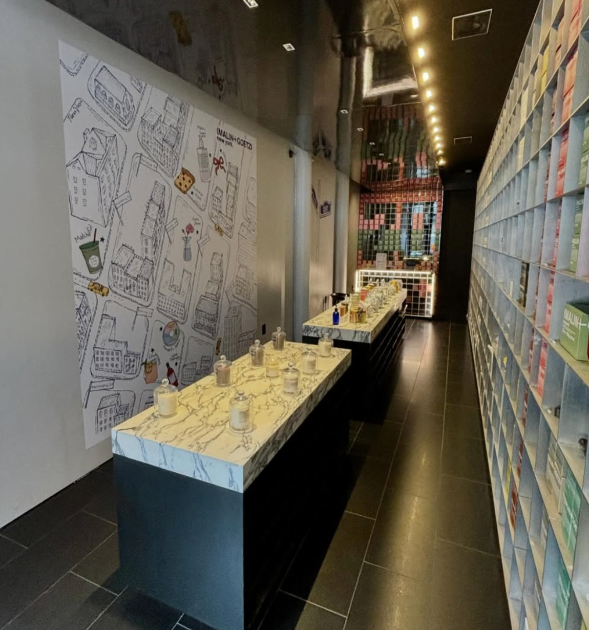 Tanu Vasu's Custom Mural design for Malin + Gotetz