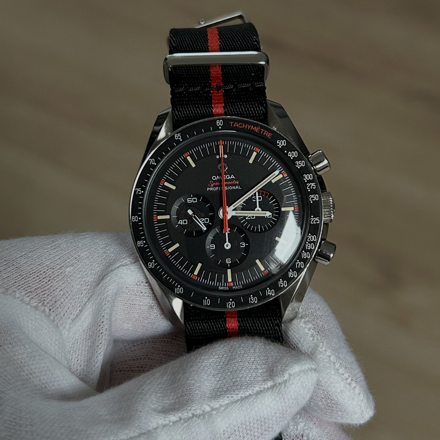 Only 2012 pieces made worldwide. Still one of our favourites thanks to the silhouette of Ultraman&rsquo;s face on one of the subdials and because of the science fiction-like hexagonal box and the strap changer which was shaped like Ultraman&rsquo;s B