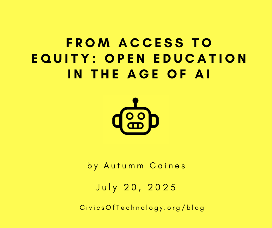 From Access to Equity: Open Education in the Age of AI