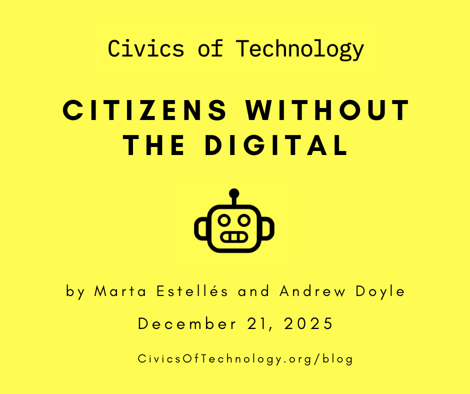 Citizens Without the Digital: A Call for Resistance in a Collective Way&nbsp;