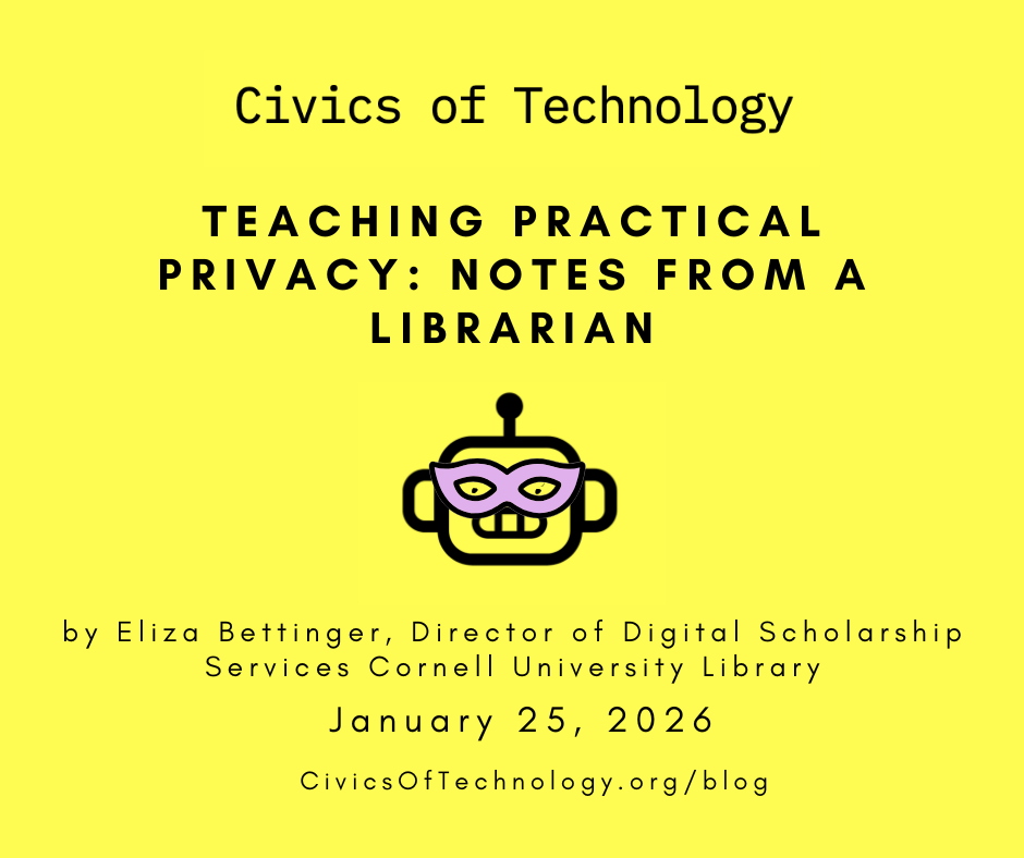 Teaching Practical Privacy: Notes from a Librarian
