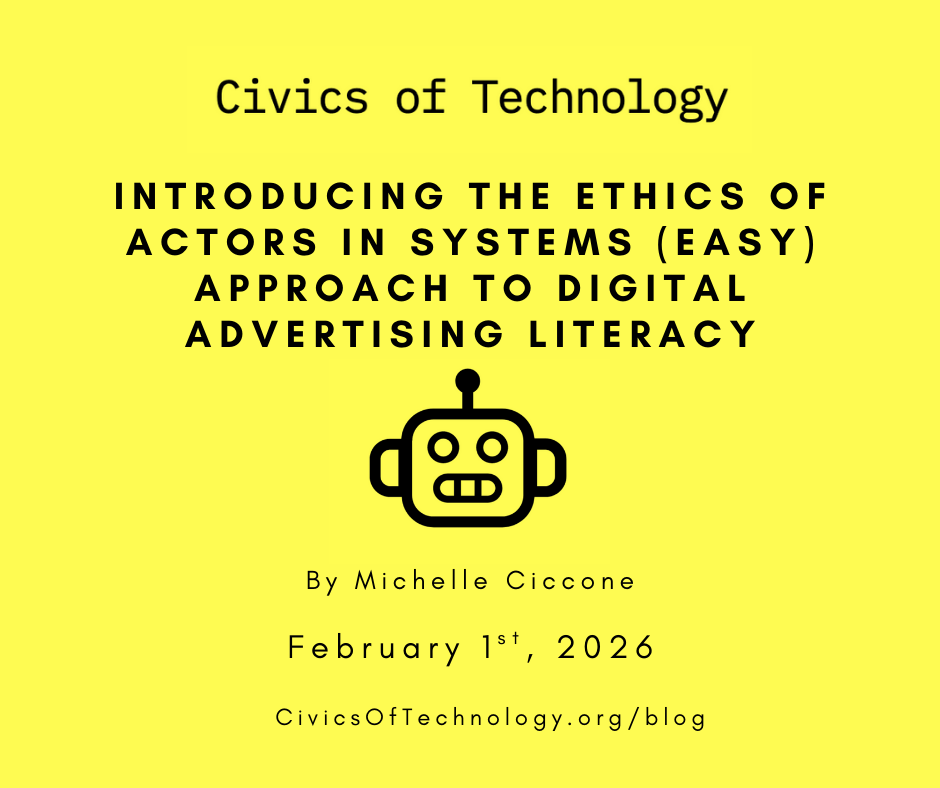 Introducing the Ethics of Actors in SYstems (EASY) approach to digital advertising literacy