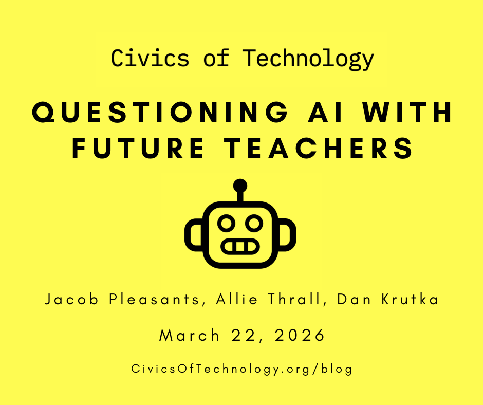 Questioning AI with Future Teachers