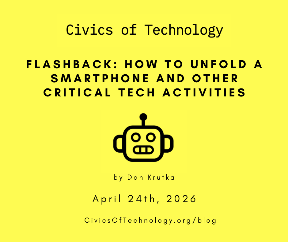 Flashback: How to Unfold a Smartphone and Other Critical Tech Activities