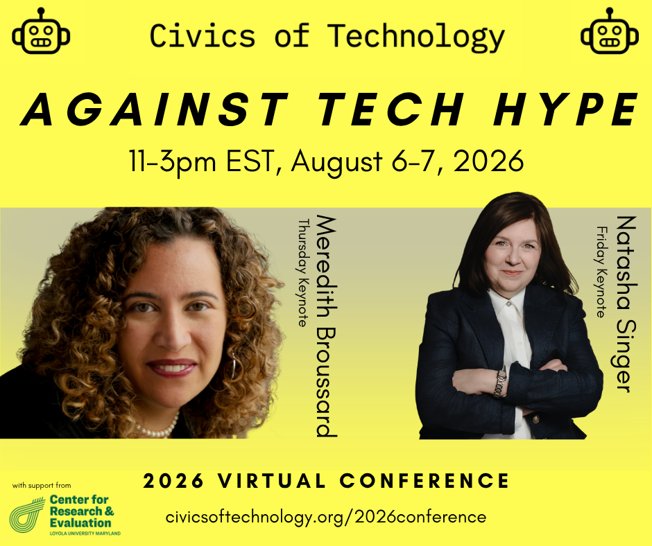Announcing the 2026 Civics of Tech Conference