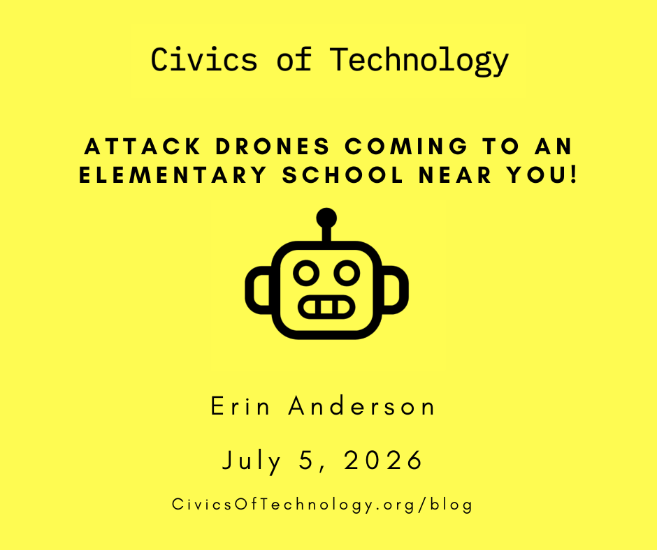 Attack Drones Coming to an Elementary School Near You!