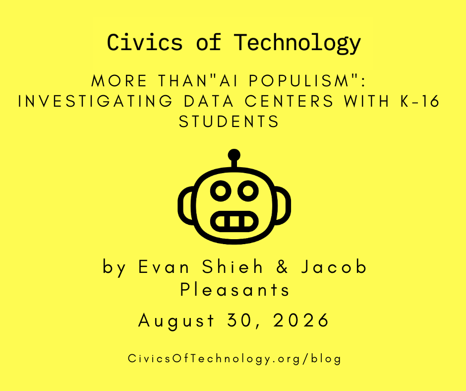 More than"AI Populism": Investigating Data Centers With K-16 Students