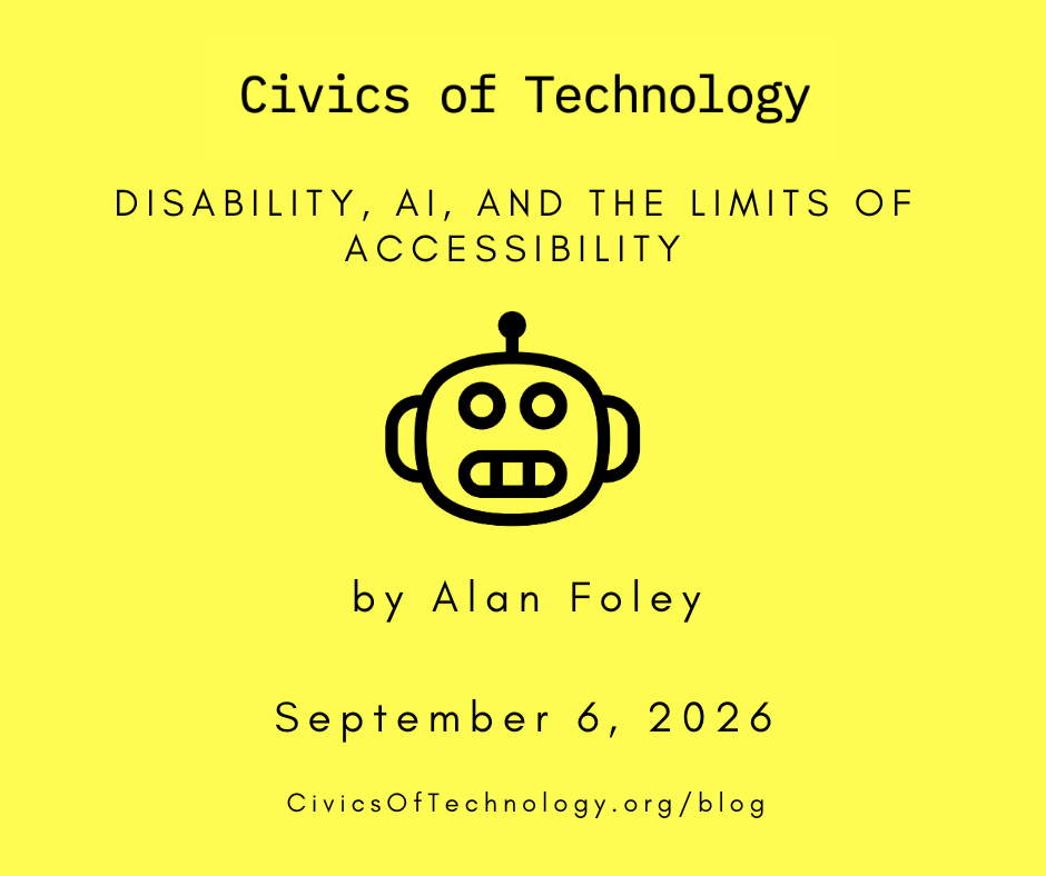 Disability, AI, and the Limits of Accessibility