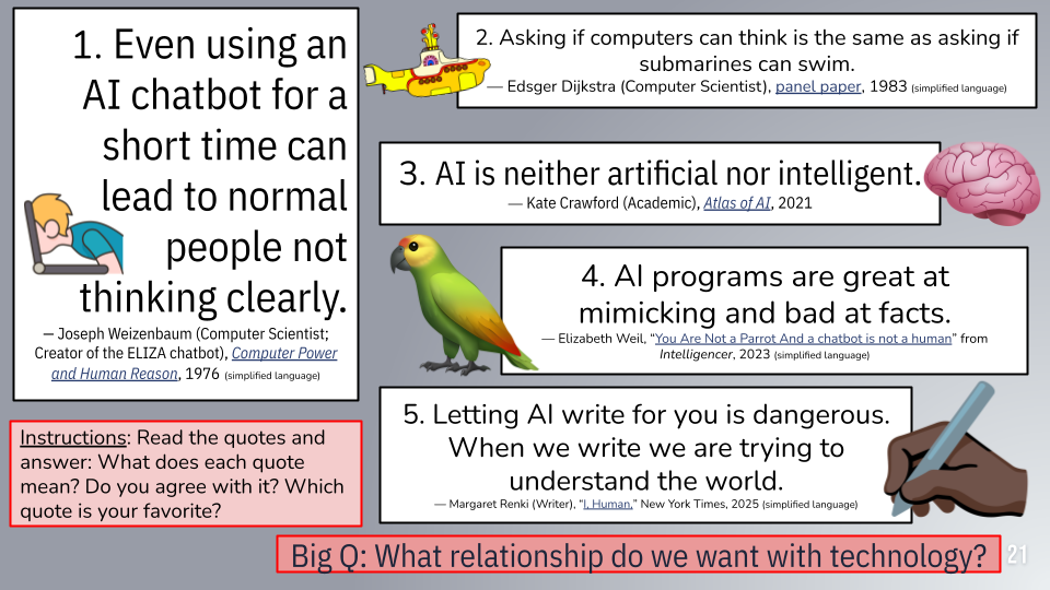 Decorative image that includes simplified quotes