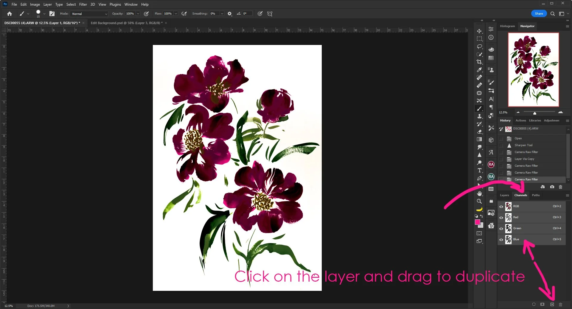 How to extract art from background in — Art Business Life