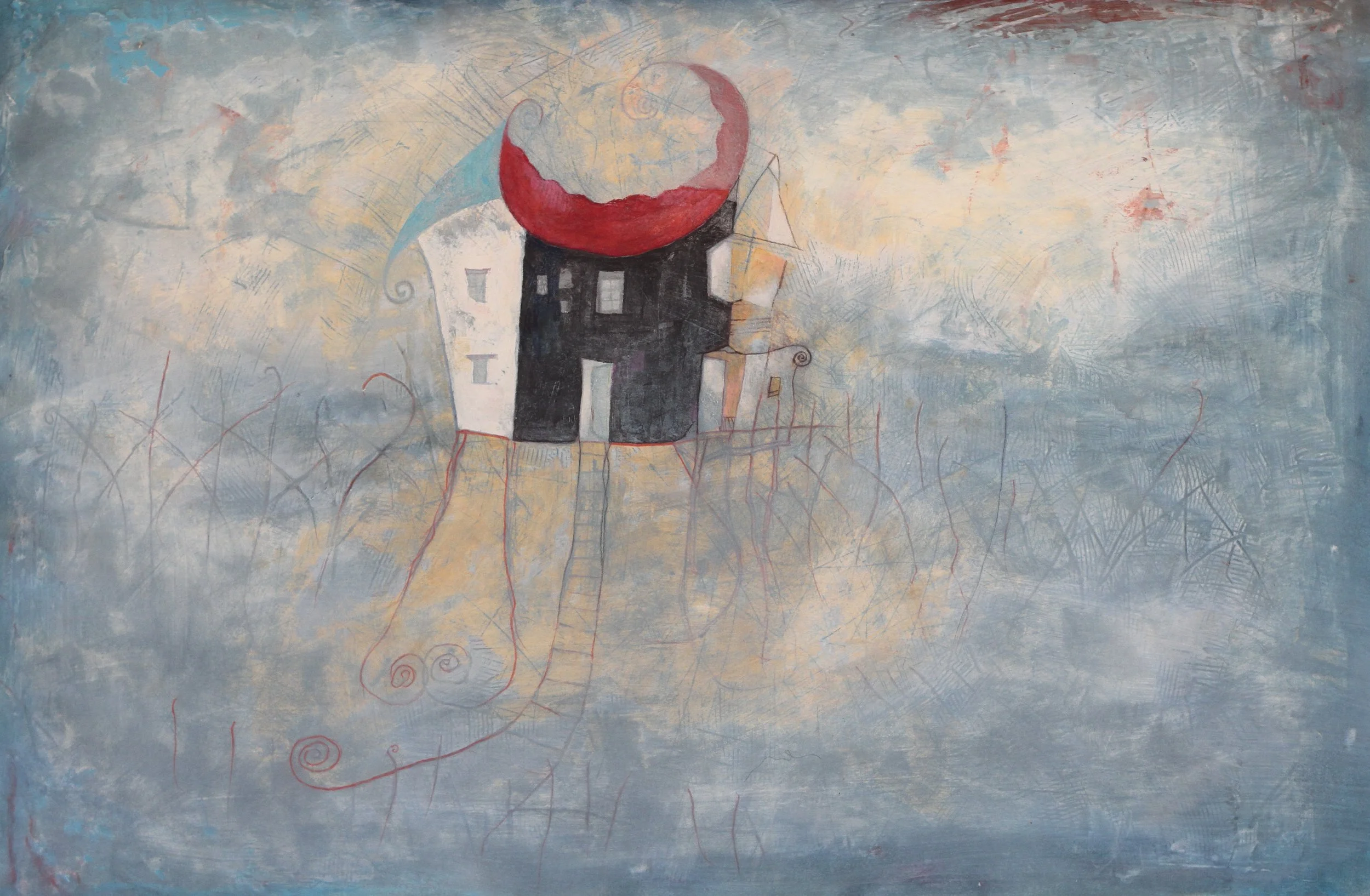 Robert Hite_Untitled 97_Oil on Paper_30x24.jpg