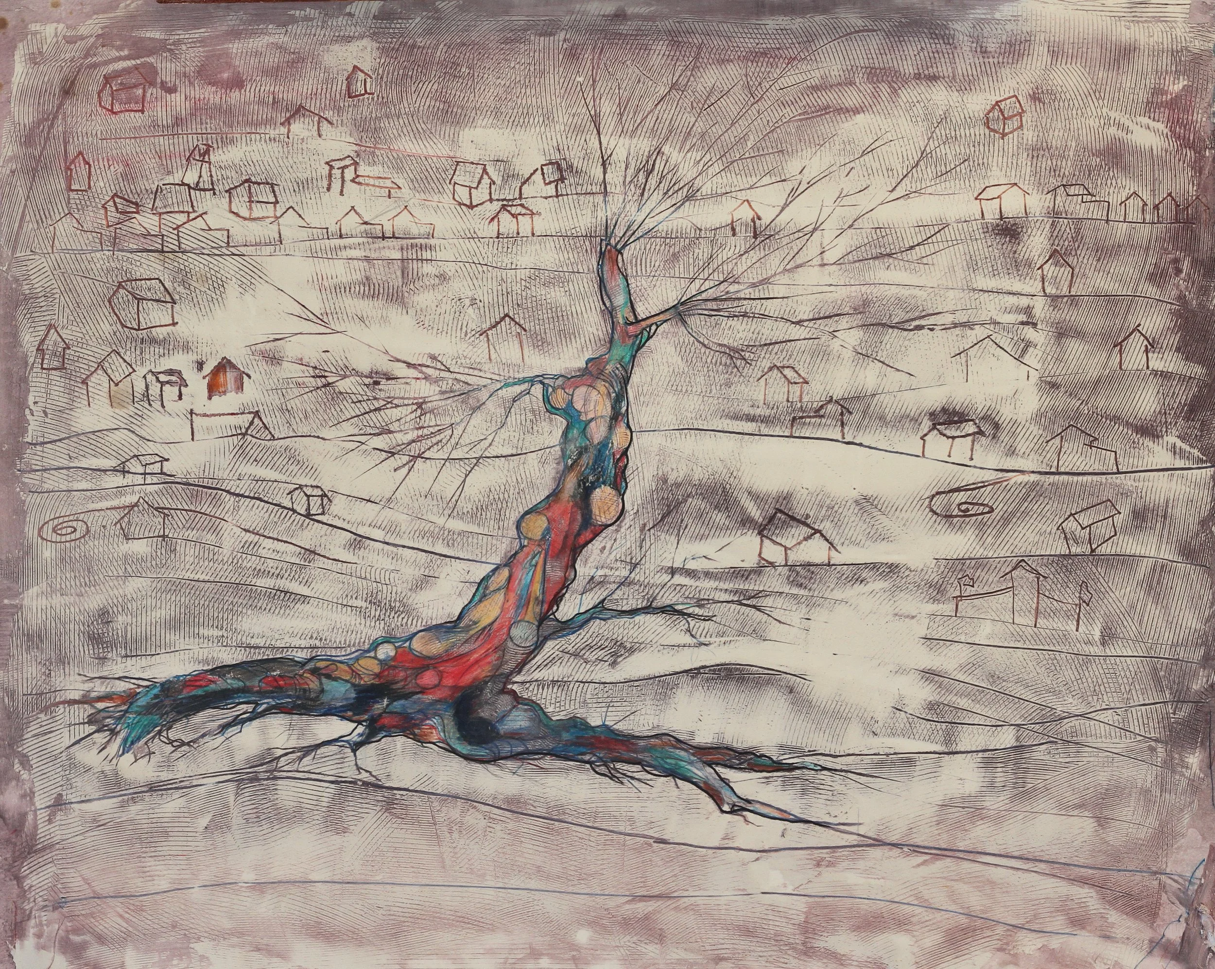 Robert Hite_Untitled 99_Oil on Paper_30x24.jpg