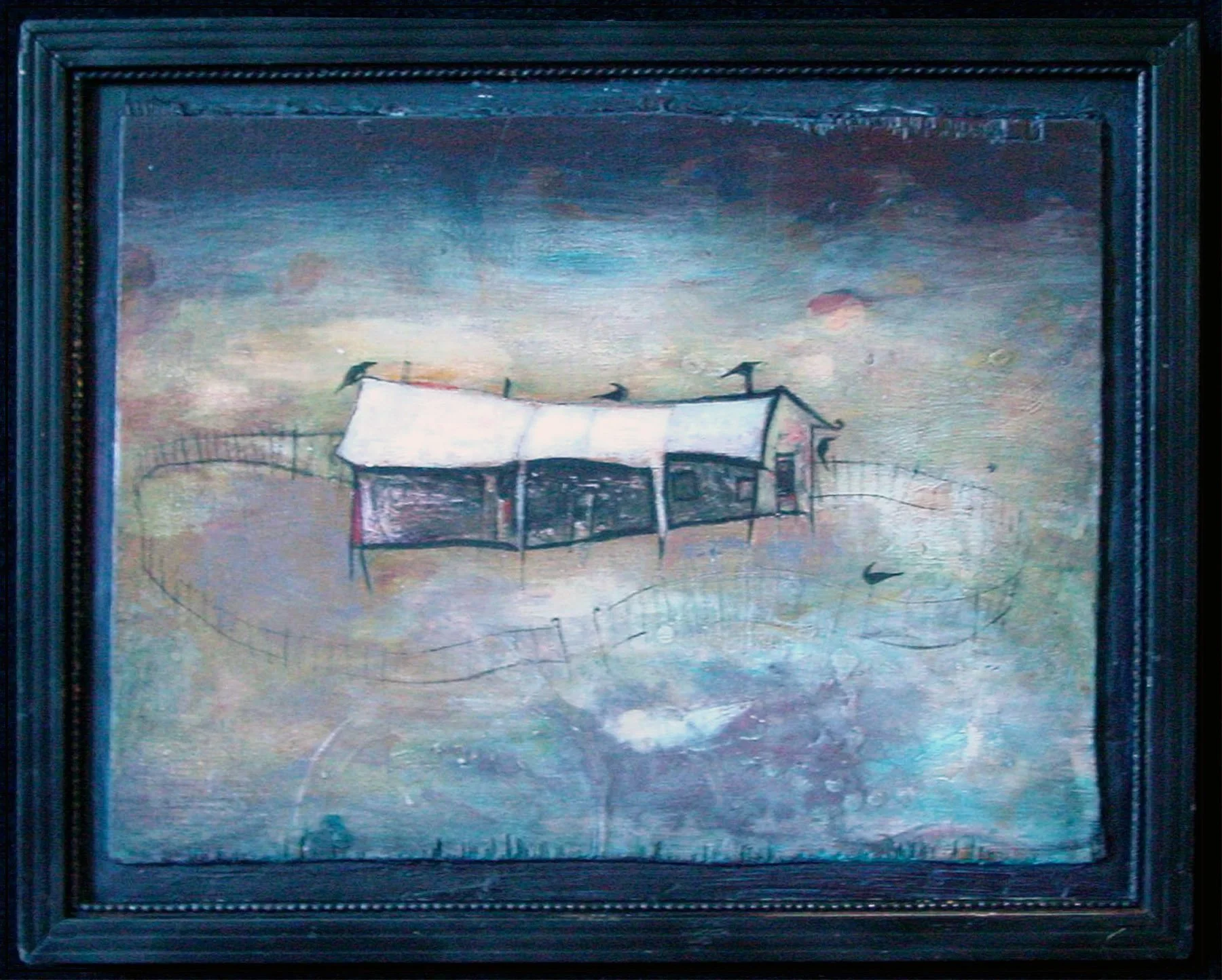 Robert Hite_Nocturn House_alt_2003_Oil on Wood_20x25.jpg