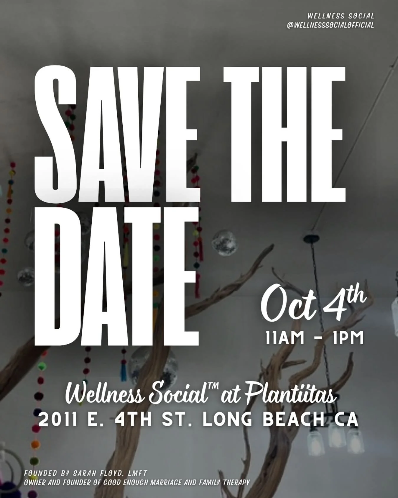 ATTENTION THERAPISTS!

Our October Wellness Social&trade;️ is coming up and we are inviting you all to sign up for this opportunity to meet your Community WITH INTENTION!

We see you and we want to SPOTLIGHT YOU!

And we know that we can only serve o
