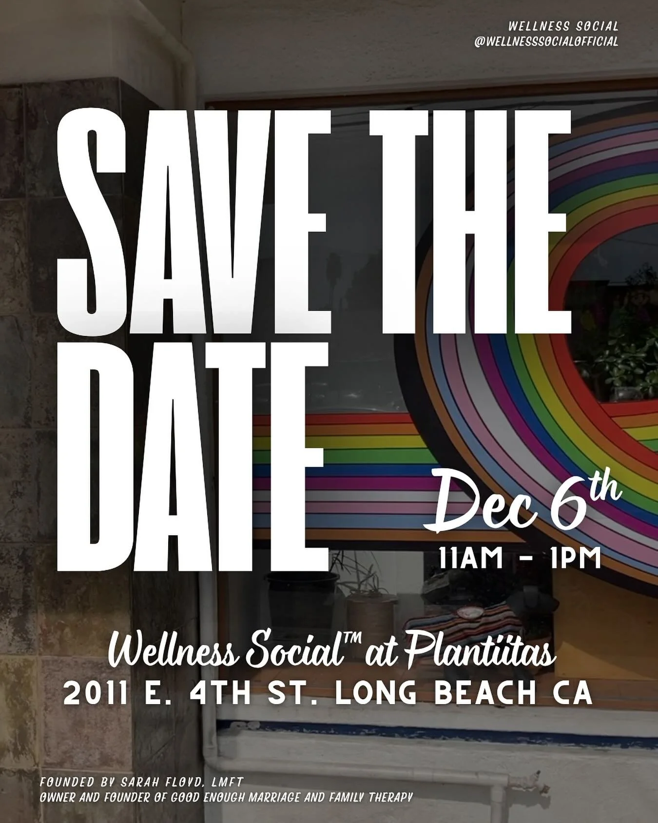 Your FINAL Wellness Social of 2025 is fast approaching, y&rsquo;all!

And THIS is the one you&rsquo;re gonna wanna make, because we will be taking a break at the beginning of 2026 to rest and regroup for the new year!!

🎄🌿🍃See you on December 6th 