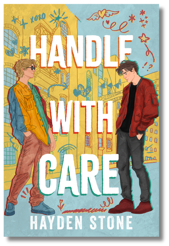 Handle with Care by Hayden Stone temporary book cover