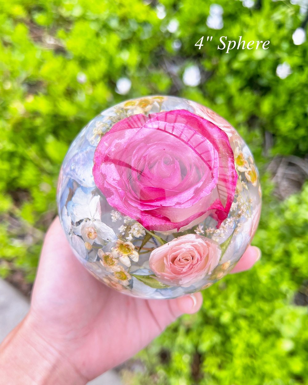 Custom Flower Preservation Sphere, Resin Flower Preservation, Wedding Flower  Art Decor — MarinaMakesArt - Modern Resin Art by Marina Nara