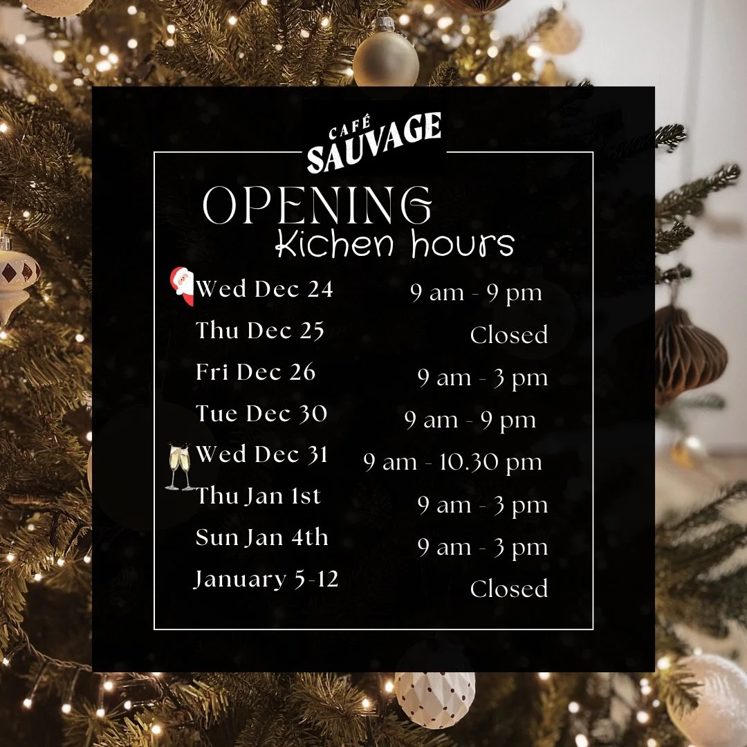 ✨ Holiday Hours &amp; A Little Break ✨
We&rsquo;ll be open for the holidays (see dates above 🎄🥂), for those who didn&rsquo;t book with us, it&rsquo;s not too late &hellip; 👀🎅🏾
Then we&rsquo;ll hit PAUSE for a short winter break.💛
Think: naps, s
