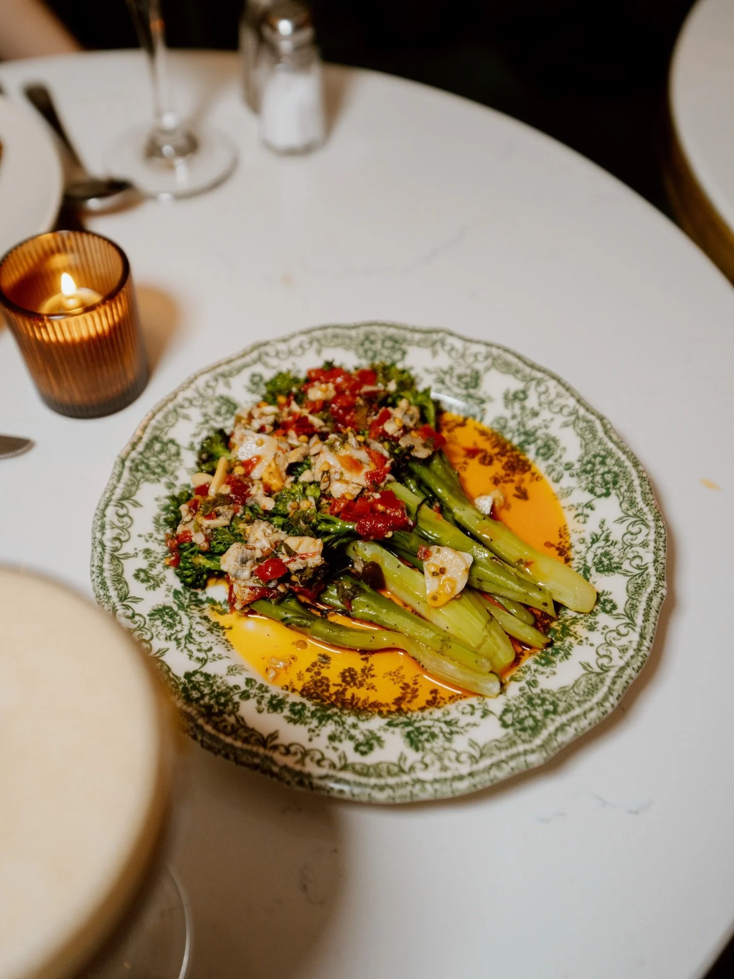 Spicy broccolini 🌶️
anchovies + garlic = obsession
Dinner only 👀

Marathon weekend loading&hellip; 🔥