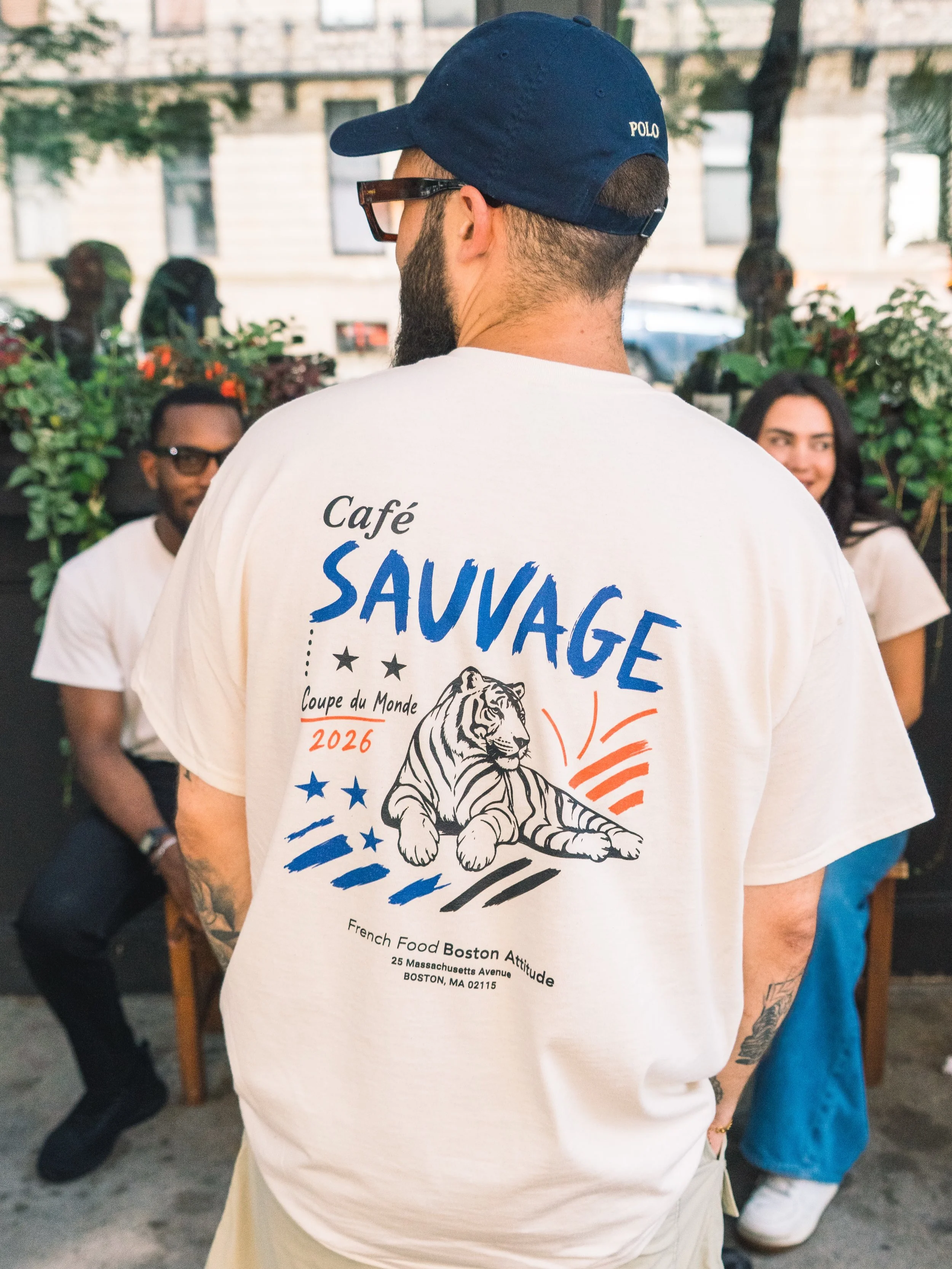 🇫🇷 SAUVAGE NEW TEES ARE HERE ✨

Because if we&rsquo;re turning Caf&eacute; Sauvage into Boston&rsquo;s French HQ this summer, we might as well dress the part.
Find yours this Sunday at the French Market &amp; during all our watch parties 👀 

Limit