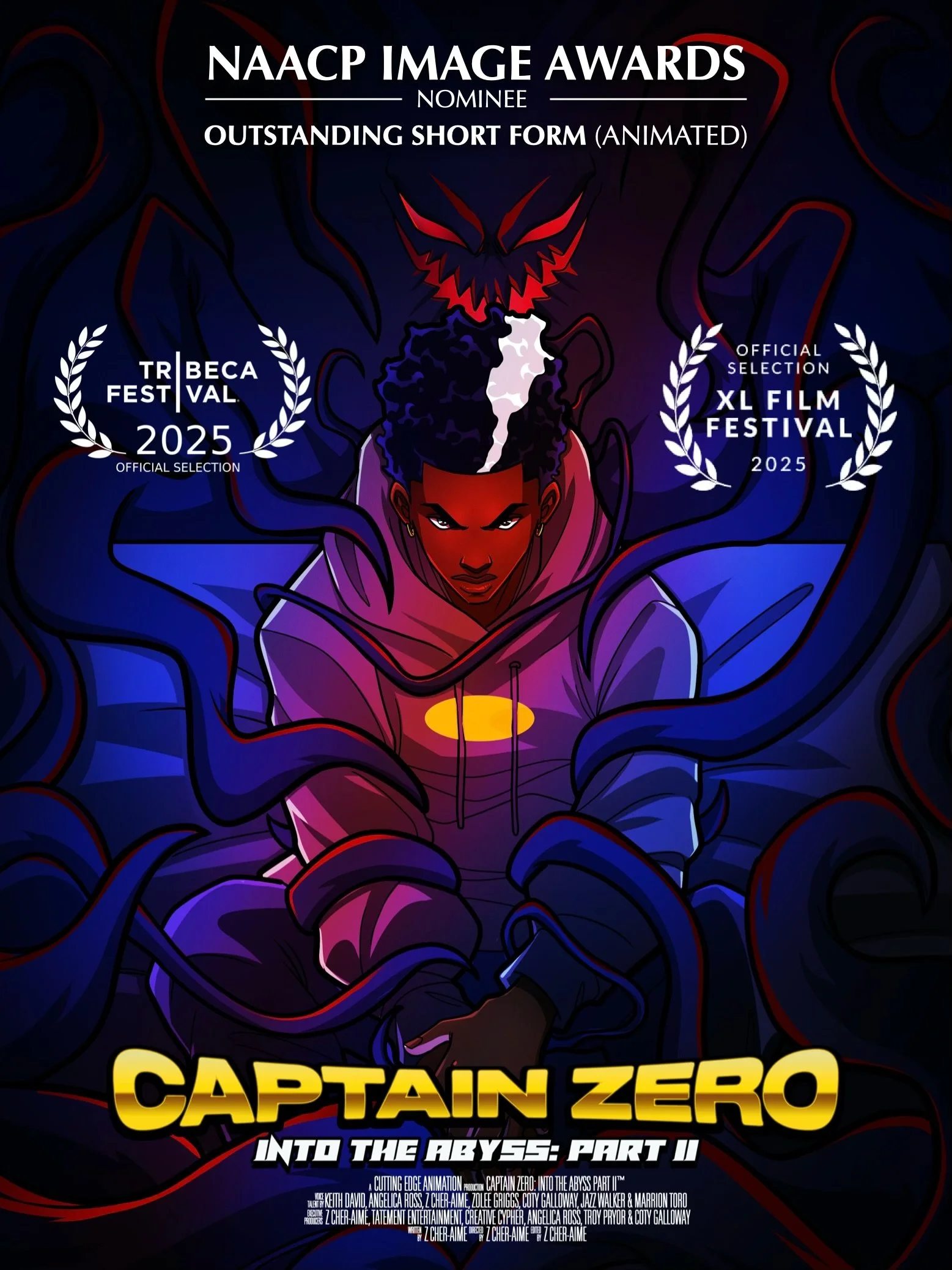 CAPTAIN ZERO LANDS NAACP IMAGE AWARD NOMINATION