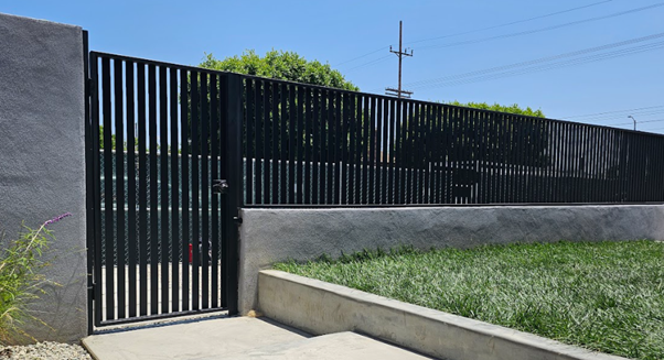 Landscape by Gates and Fences