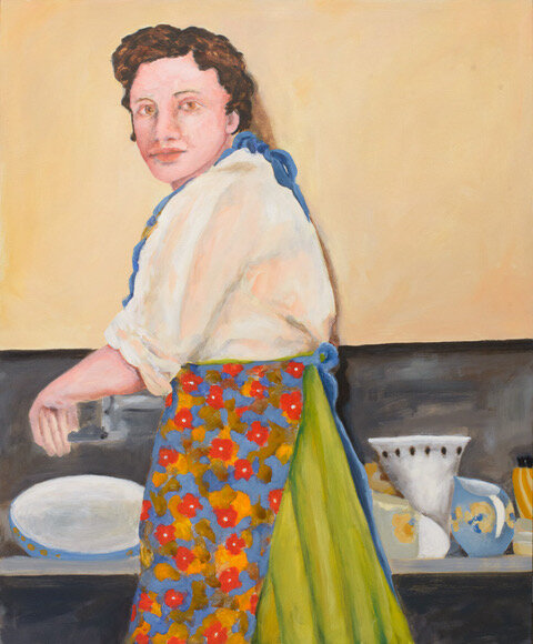 1957 24" X 20" oil on panel