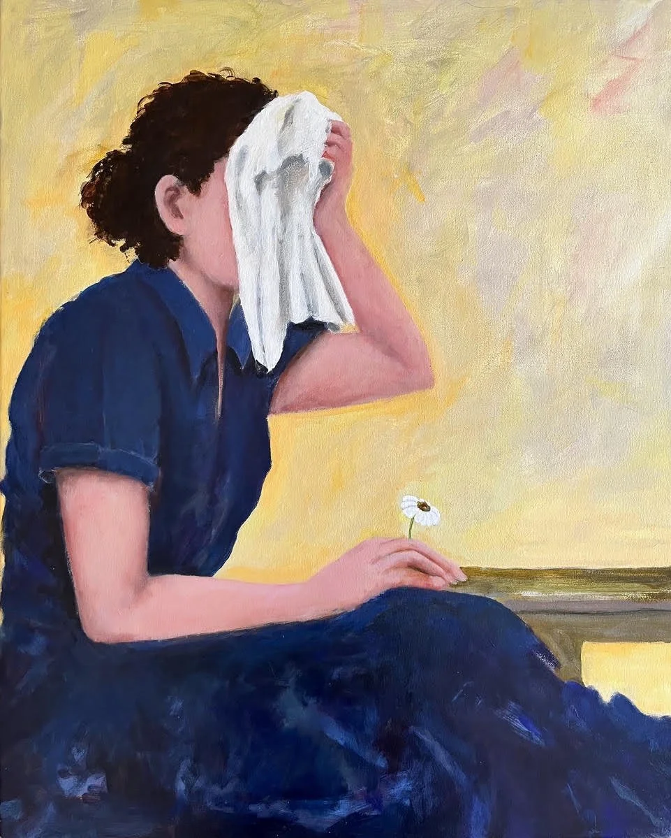 Daisy Days 30” x 24” oil on canvas