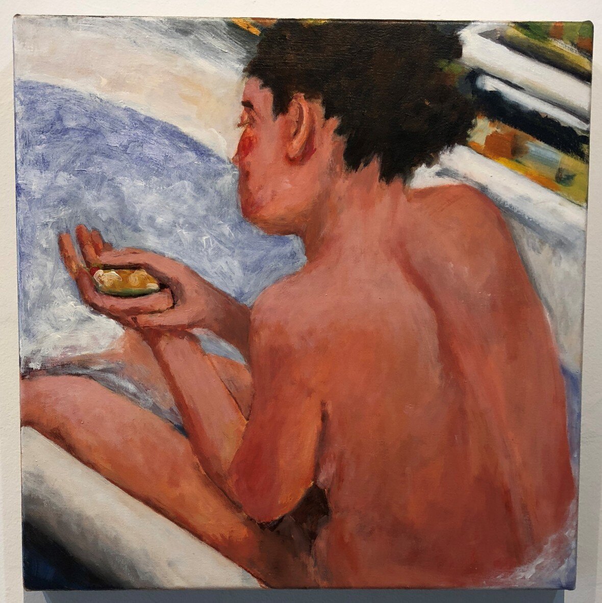 Composition with Bar of Soap, 18×18