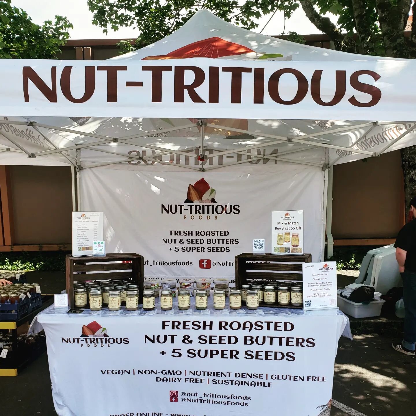 It's a beautiful day out! No better time to hit the markets as fresh new products come in.&nbsp; We have your nutrient dense nut and seed butters available in Lake Oswego from 8:30am to 1:30pm, in Beaverton from 8:30am to 1:30pm, and Vancouver on Sat