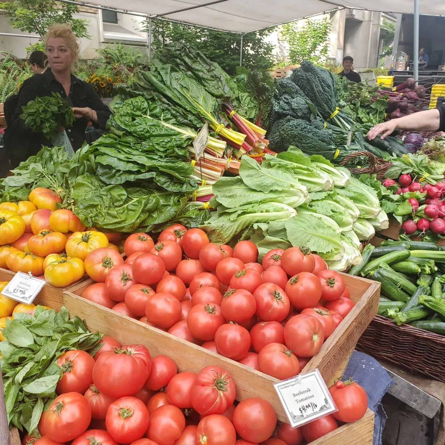 The farmers have outdone themselves this week, get down to your local farmers market! It's a beautiful day #pdxmade