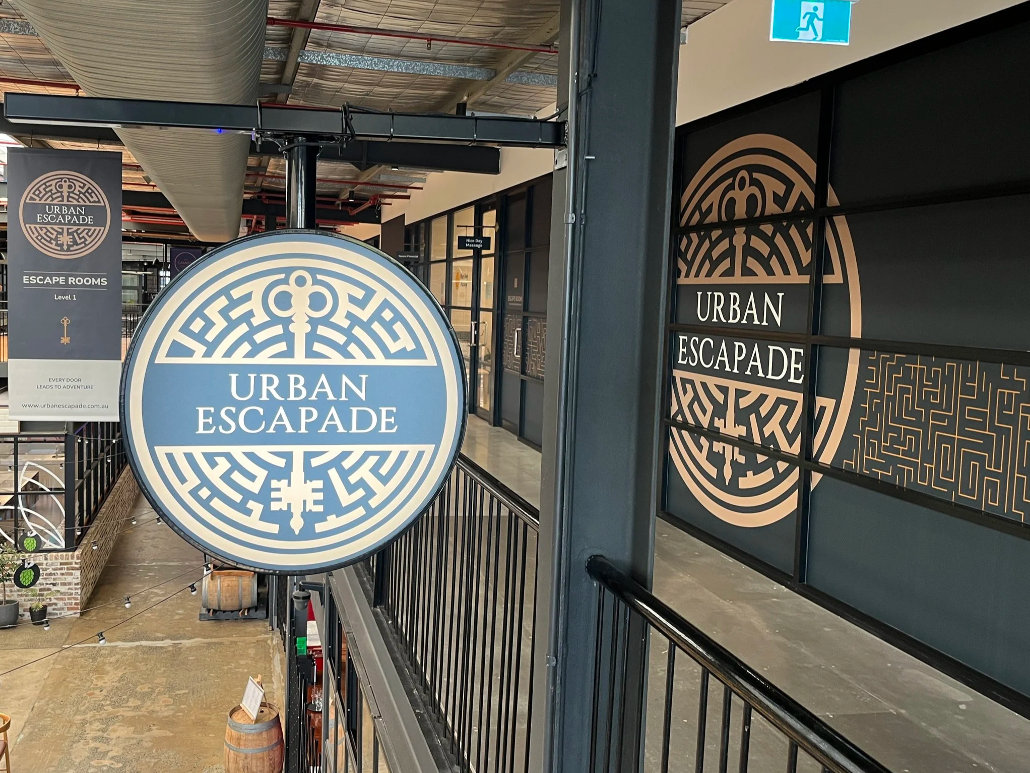 Urban Escapade — Complete Retail Signage Suite, The Cannery Alexandria