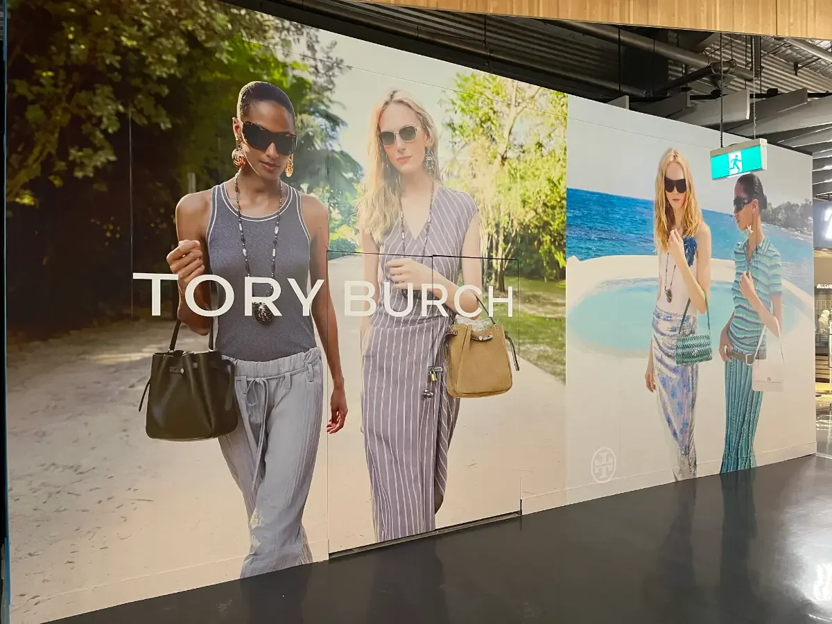 Tory Burch retail signage