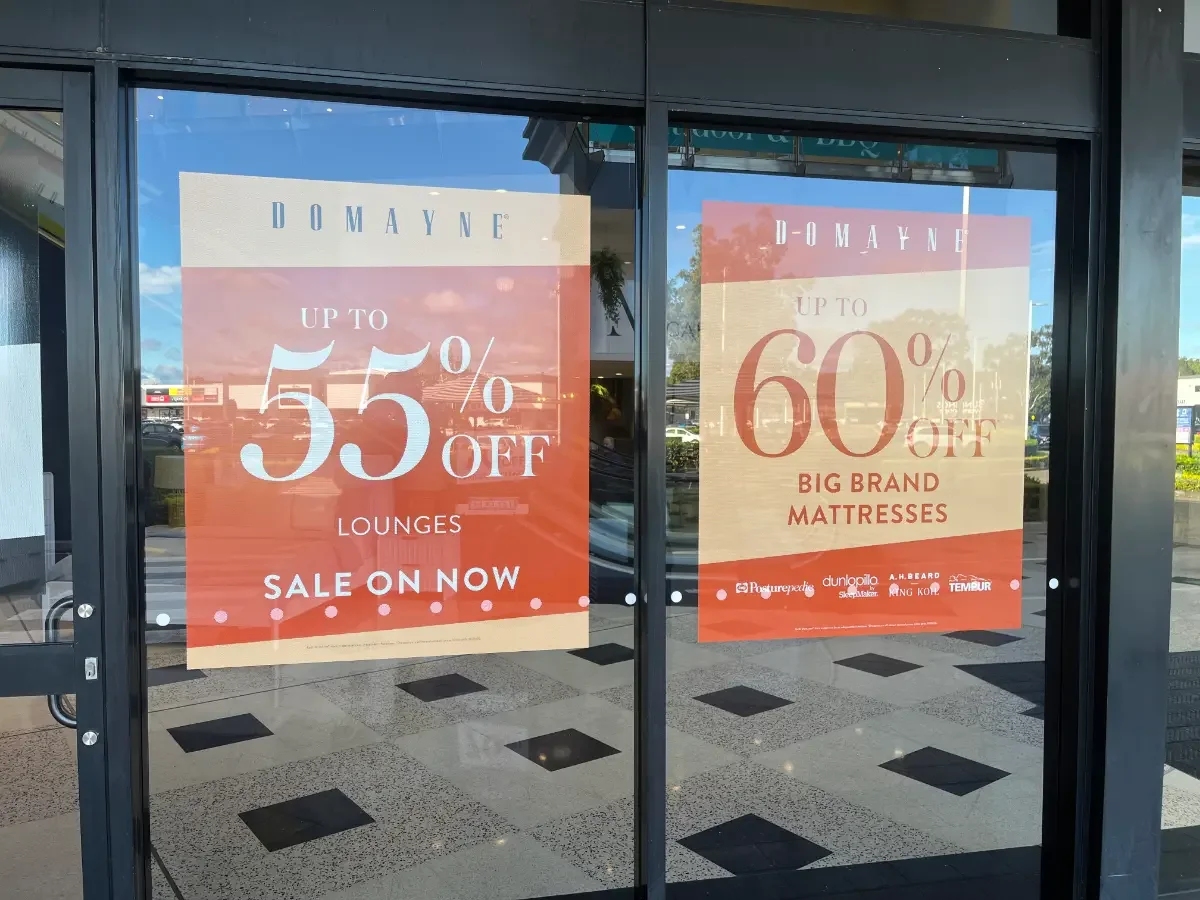 Window Graphic retail signage