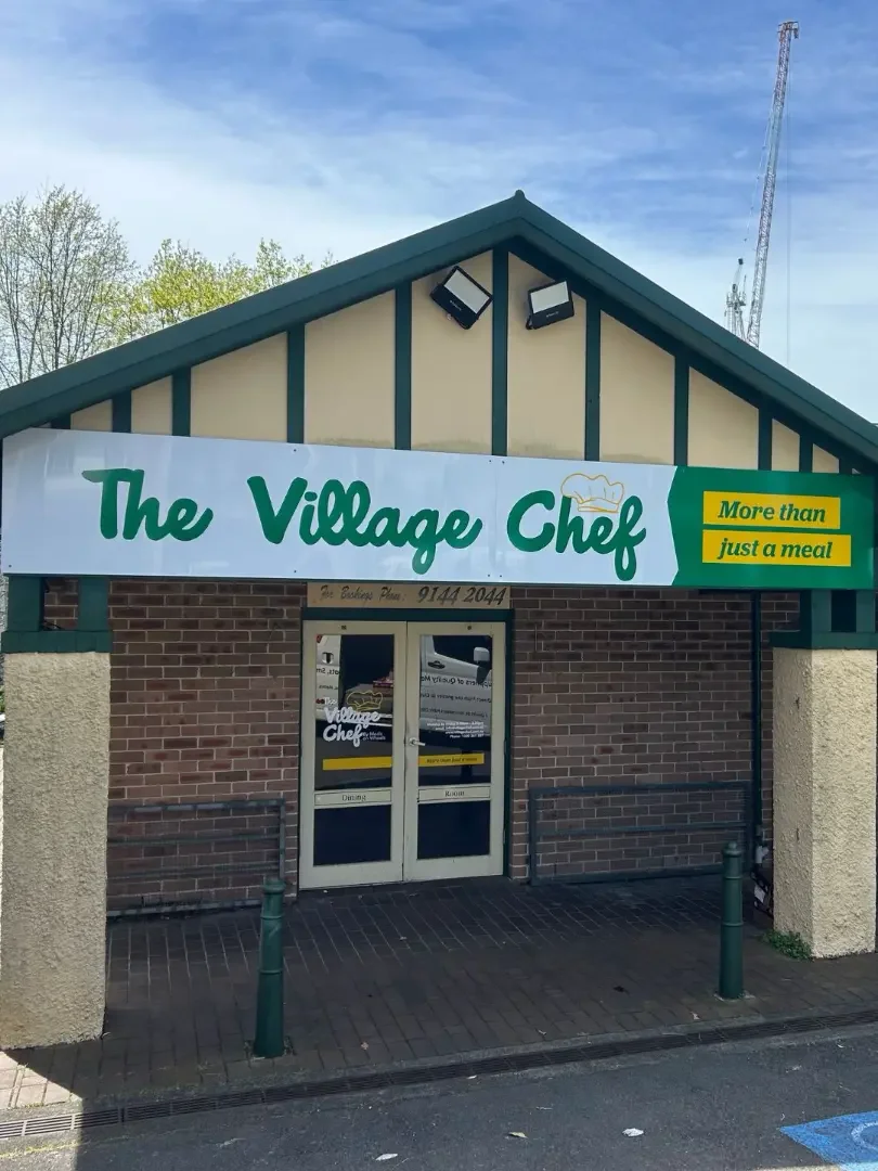 The Village Chef shopfront signage, Turramurra