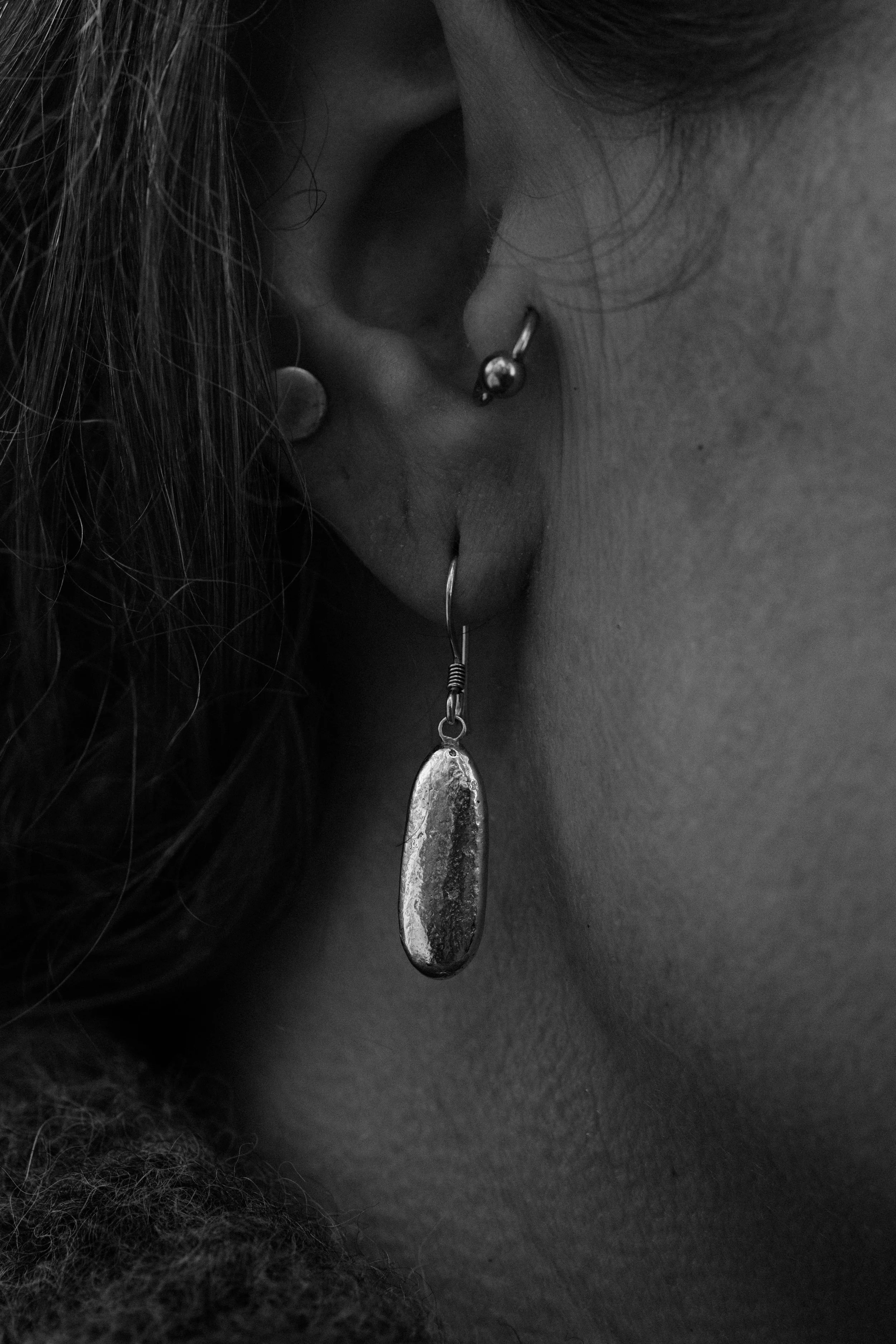 Pebble Earrings | 100% Recycled Sterling Silver