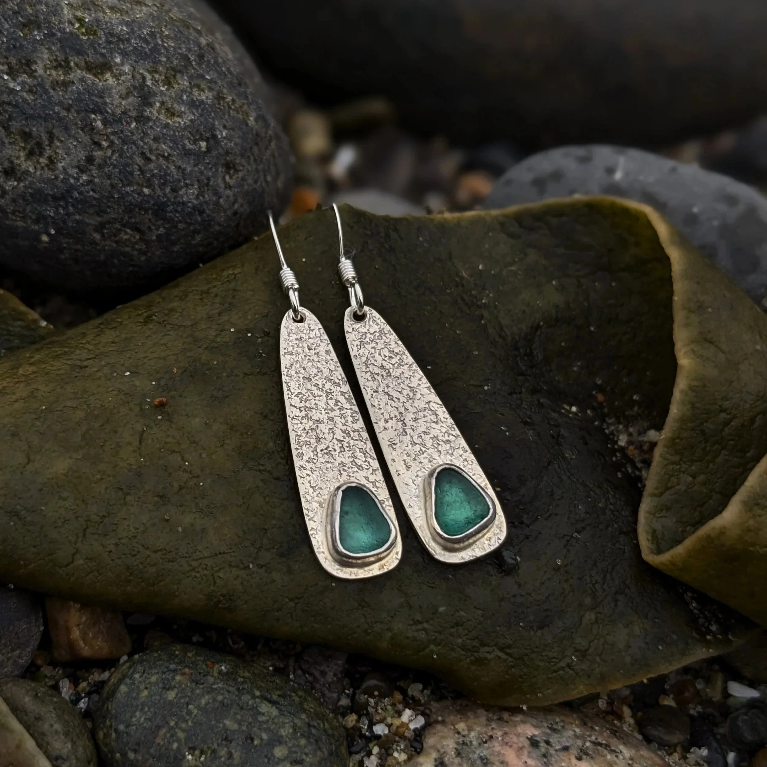 Swell | Genuine Sea Glass Earrings
