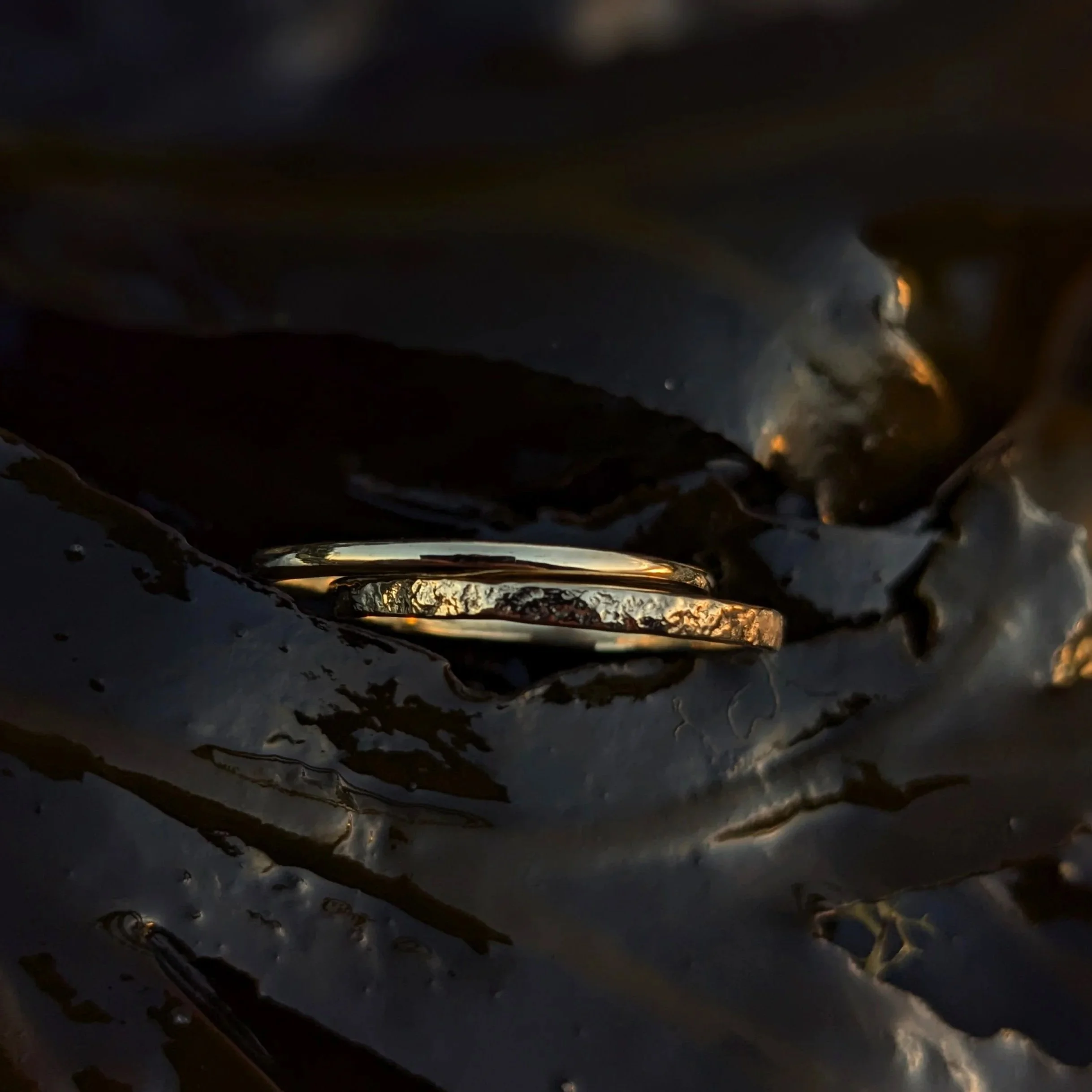 14K Gold Stacking Rings